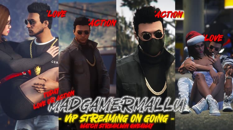 MADGAMERMALLU GTA 5 17-11-2023 Loco Live Stream