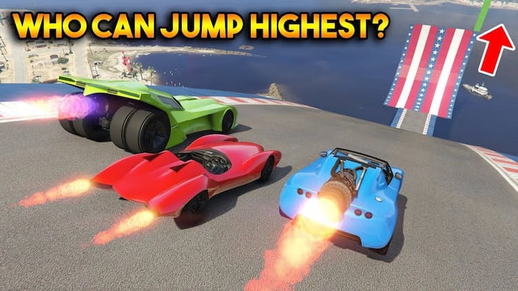 live stream GTA 5 ONLINE : WHO CAN JUMP HIGHEST? II TAZ PlayZ