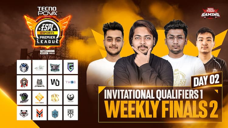 live stream Tecno Pova 3 presents ESPL Season 2|Invitational Qualifiers 1| Weekly Finals 2 Day 2|Hindi