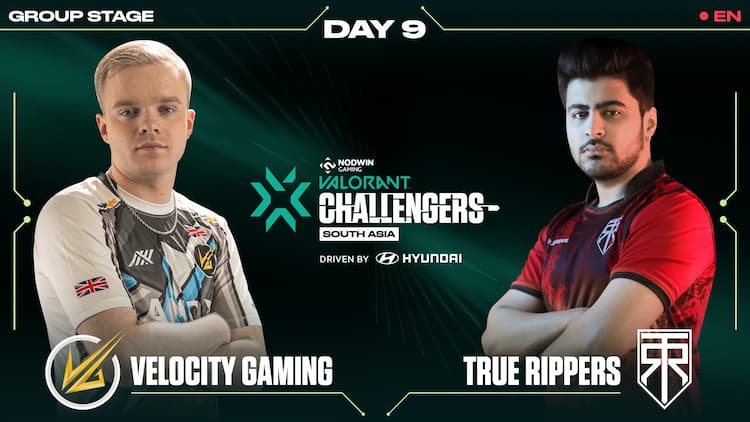 live stream Velocity Gaming vs True Rippers [HINDI] NODWIN Valorant Challengers South Asia 🏆