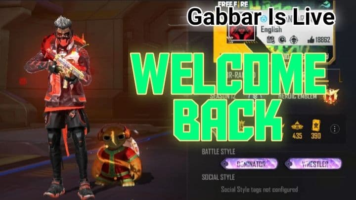 GabbarGames Free Fire 06-08-2022 Loco Live Stream