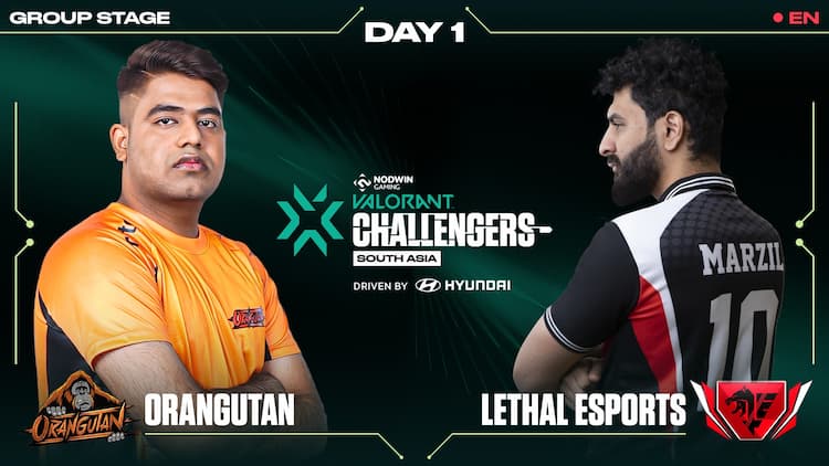 live stream Orangutan VS Lethal Esports [EN] NODWIN Valorant Challengers South Asia 🏆
