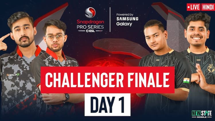 live stream [Hindi] NEW STATE MOBILE Challenger Finale Day 1 | Snapdragon Pro Series Open India