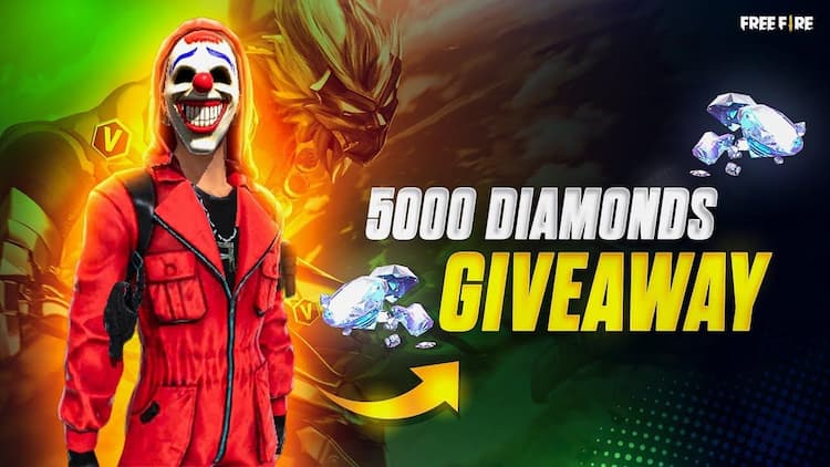 live stream 5000 Diamonds Giveaway |FREE FIRE LIVE RANK PUSH AND REDEEM CODE GIVEAWAY 
