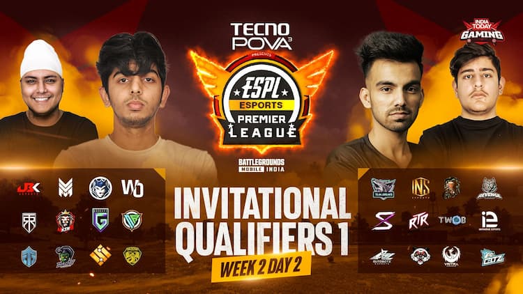 live stream Tecno Pova 3 presents ESPL Season 2|Invitational Qualifiers 1 Week 2 Day 2| English