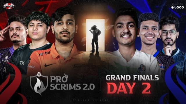 live stream Upthrust Esports Pro Scrims S2 | Grand Finals Day-2 | FT- Soul, Xspark, RNT