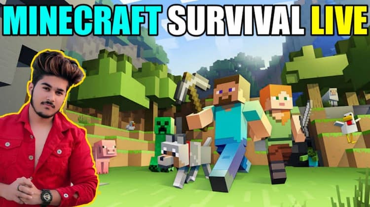 live stream MINECRAFT SURVIVAL GAMEPLAY WITH BB GAMING FOLLOW NOW 