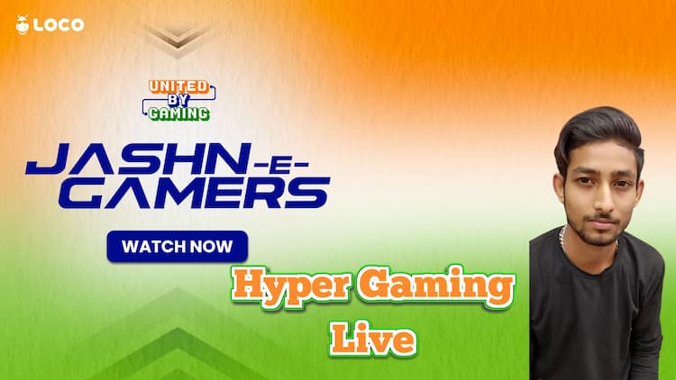 live stream 🔥JASHN -E- GAMERS🔥 UNITED BY GAMING !! TIME FOR NEW STATE!
