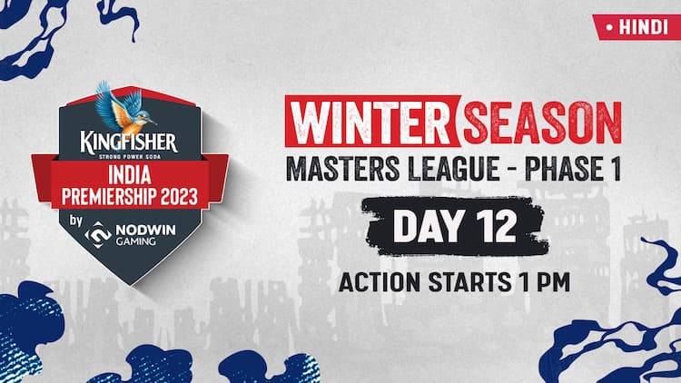 live stream [HINDI] Kingfisher India Premiership 2023 | CoC, Tekken 7 & WCC3 Masters | Winter Season Day - 12