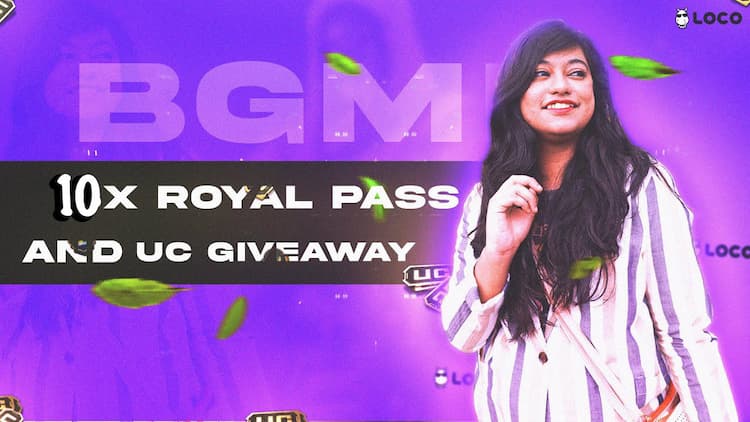 live stream 🔴10X Royal pass and UC giveaway BGMI Join now