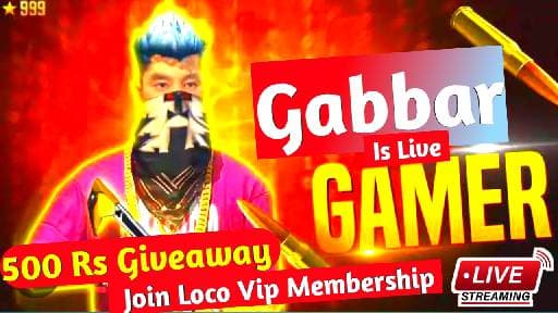 GabbarGames Free Fire 19-12-2023 Loco Live Stream