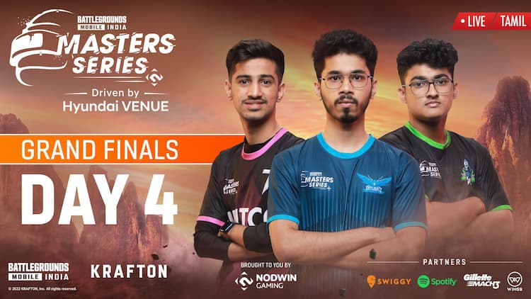 live stream [Tamil] 2022 Battlegrounds Master Series | Grand Finals - Day 4