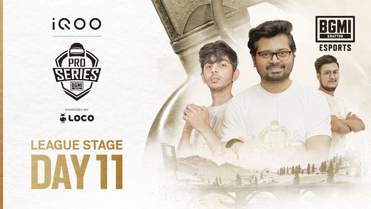live stream [Hindi] League Stage Week 3 - Day 11 | iQOO BMPS Powered By Loco