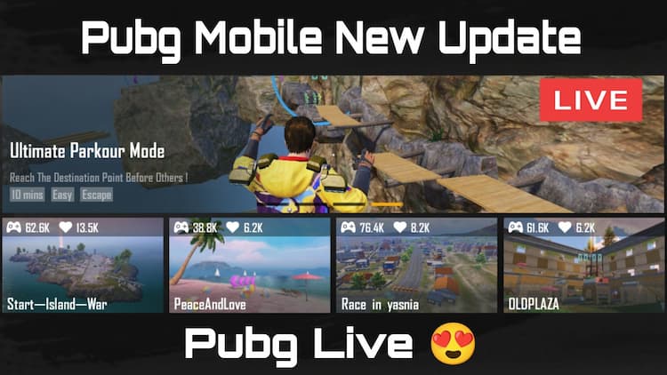 live stream PUBG MOBILE LIVE | Pubg New Update 2.5 Gameplay Live 