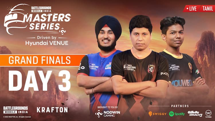 live stream [Tamil] 2022 Battlegrounds Master Series | Grand Finals - Day 3