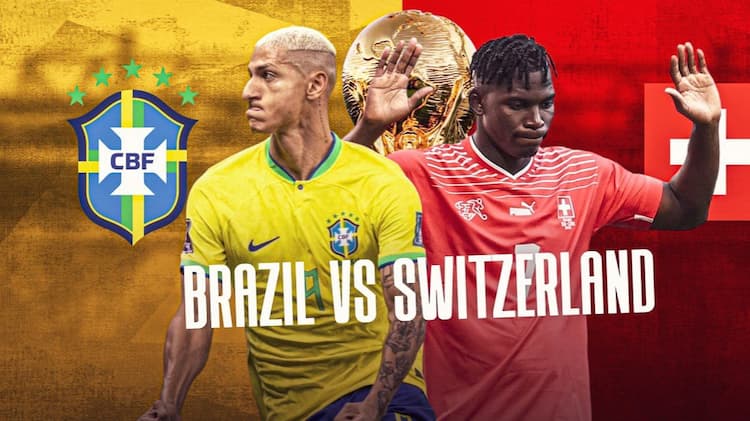 live stream Brazil vs  Swezerland Fifa world Cup 