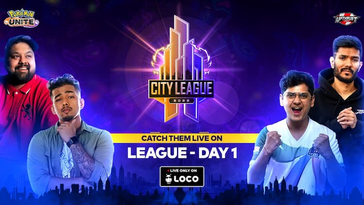 live stream Pokémon Unite City League 2022 | League Day | Feat :- MortaL, Scout , Thug , Ghatak , Goldy, Payal, Kaztro , Hastar | Organised By Upt