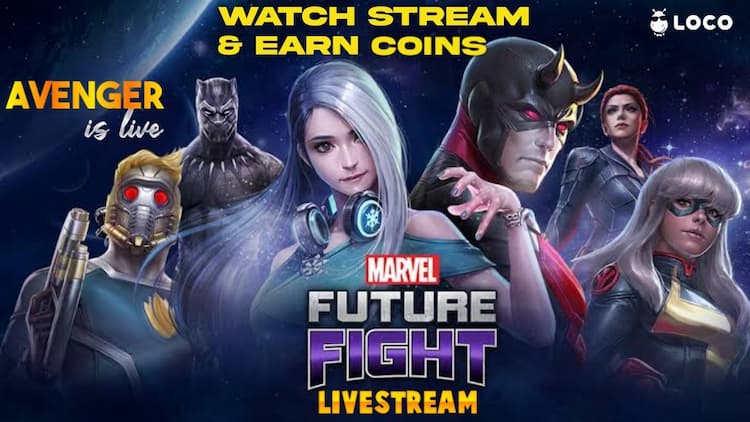 live stream MARVEL FUTURE FIGHT LIVE WITH AVENGER_2.0 | WATCH STREAM AND EARN LOCO GOLD 🔥🔥