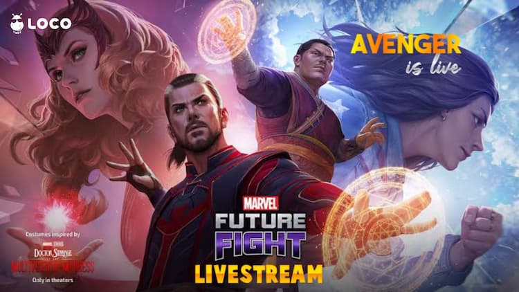 live stream MARVEL FUTURE FIGHT LIVE WITH AVENGER_2.0 | WATCH STREAM AND EARN LOCO GOLD 🔥🔥