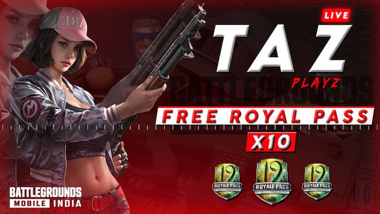 live stream BGMI ROYAL PASS GIVEAWAY SOON ???? II Funny GamePlay II LET's Play LIVE With Taz PlayZ ON LoCo